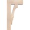 Ekena Millwork Balboa Block Smooth Bracket w/ Offset Brace, Douglas Fir, 5 1/2"W x 14"D x 26"H BKT0604X14X26BOA05SDF - alternate 2